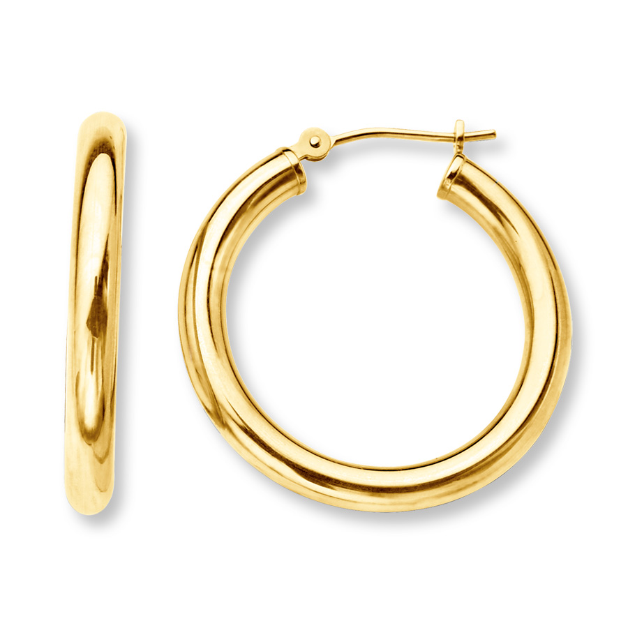 Men’s Gold Circle Earrings Men’s Gold Circle Earrings
